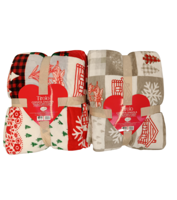 COPERTA 1P TIROLO 150X190 Tellini S.r.l. Ingrosso Abbigliamento